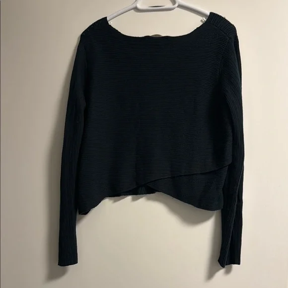 Dark Green Ribbed Sweater - Picture 8 of 8